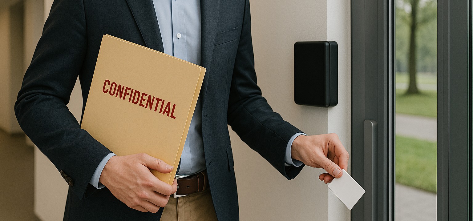 A conceptual image representing cybersecurity and organisational resilience